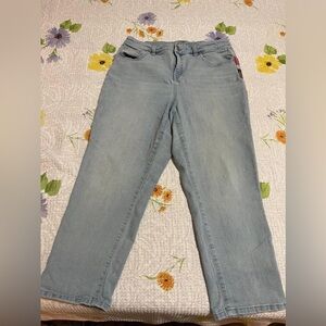 (6) Style & Co. Women's Light Blue Straight Leg Jeans